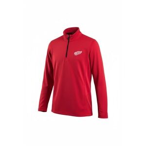 Detroit Red Wings NHL Quarter Zip Pullover Shirt Men's Medium Red Performance M